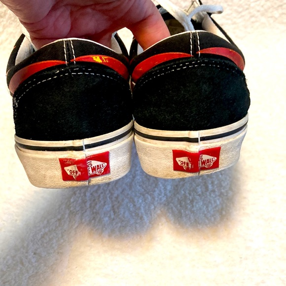 Vans Old Skool Flame Fire Slate Shoes - Picture 7 of 9
